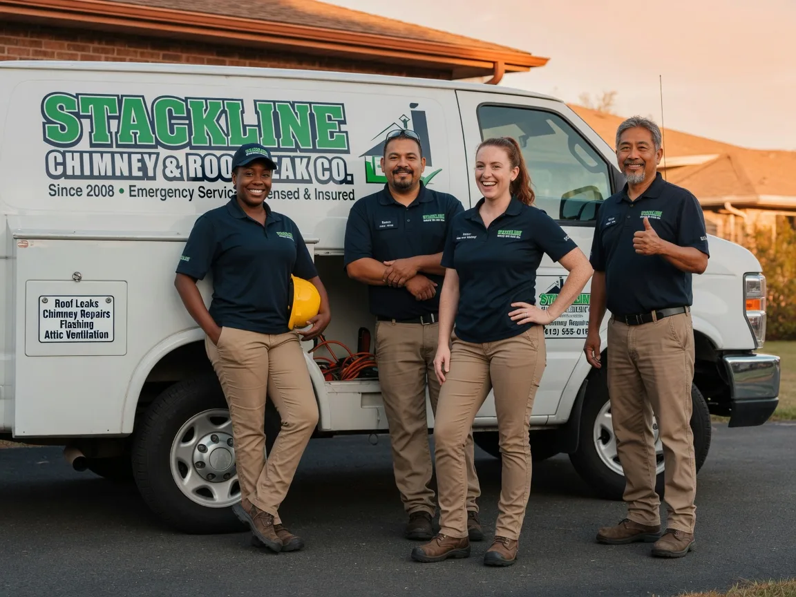 Chimney flashing repair company in Mcalester, OK